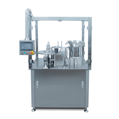 Equipamento rotativo automático de colocação de seringas Máquina de enchimento de líquido para seringas de alta eficiência