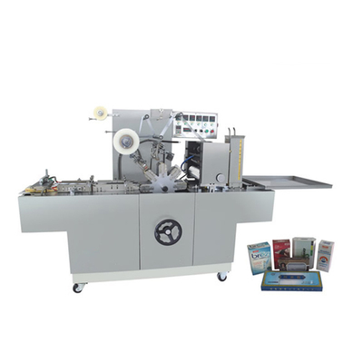Máquina de embalagem automática de celófano de caixa de papel