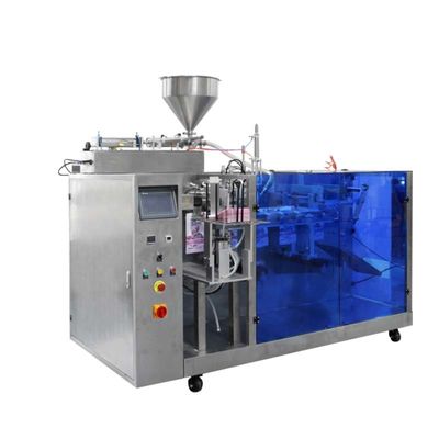 Máquina de embalagem de saquetes para produtos de pastelaria líquidos em pó granular sólido
