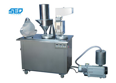 Enchimento semi automático de aço inoxidável da cápsula de SED-BJII para a produção da pequena escala