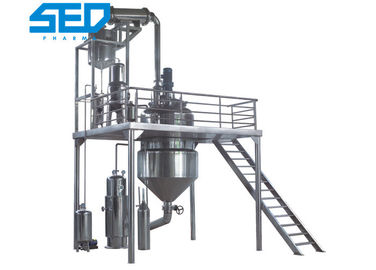 Linha de produção erval automática da concentração do equipamento da extração com de aço inoxidável