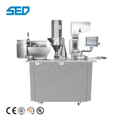 A máquina semi automática pequena da cápsula do pó 4kW de SED-BJ-III 00# Moringa torna mais pesados 350 quilogramas