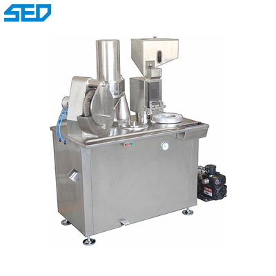 Enchimento de cápsulas semiautomático de aço inoxidável para produção em pequena escala