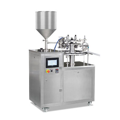 Máquina de preenchimento e vedação de tubos de alumínio de creme de pasta de dentes totalmente automática