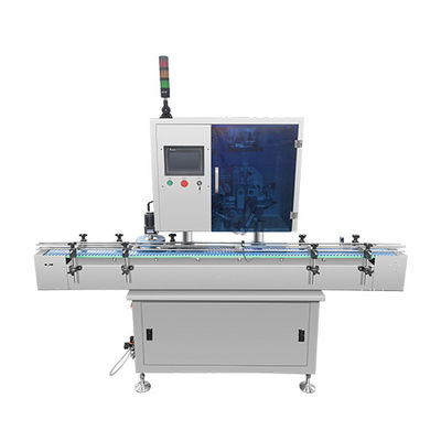 Máquina automática de rotulagem de mangas para garrafas