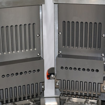 Máquina de enchimento semi automática da cápsula do tela táctil feita do botão de aço inoxidável