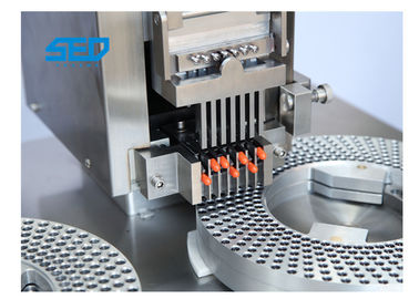 Enchimento de cápsulas semiautomático de aço inoxidável para produção em pequena escala