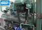 De aço inoxidável seco da máquina do gelo da indústria alimentar de SED-100DG feito com o compressor alemão de Bitzer