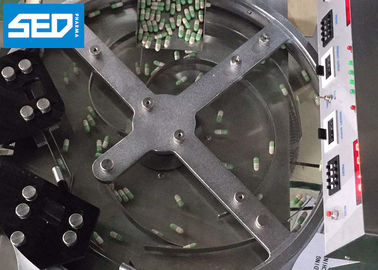 Uso laboratorial Máquina de contagem de comprimidos e cápsulas de aço inoxidável semi-automática de duas cabeças