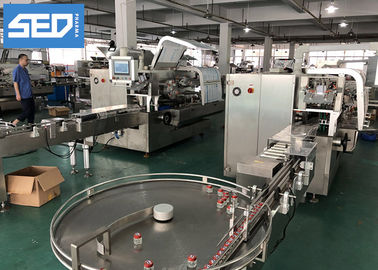 Máquina de embalagem contínua totalmente automática com ecrã táctil PLC,