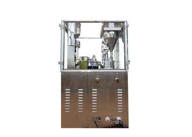 Máquina automática de enchimento de cápsulas de pó farmacêutico de aço inoxidável