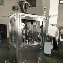 Máquina de enchimento de pó de cápsulas elétrica totalmente automática com ecrã táctil