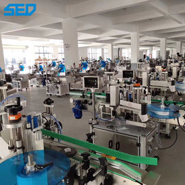 Máquina de rotulagem automática de garrafas com adesivos multifuncionais
