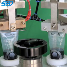 Máquina automática de enchimento e vedação de tubos de tubos de plástico rotativos