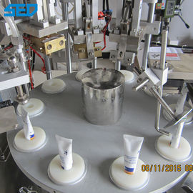 Máquina automática de enchimento e vedação de tubos de tubos de plástico rotativos