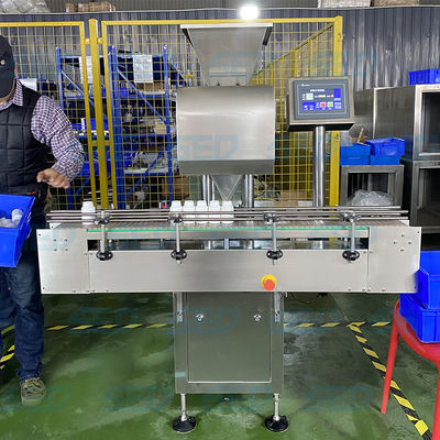 Máquina de contagem de comprimidos de goma de cápsula e de enchimento de garrafas