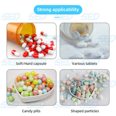Doces semiautomáticos Big Tablet Gel Vc cápsulas Bolsa Saquete embalagem cápsula e máquina de contagem de comprimidos