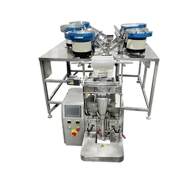Máquina Vertical de Empacotamento de Partículas em Disco Vibratório