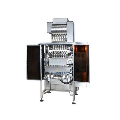 Máquina de Embalagem com Selagem Traseira 550KG 5KW Embalagem de Sachês Multi-Linhas