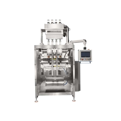 Máquina de Embalagem com Selagem Traseira de 4 Fileiras 1800mm C 5KW de Potência
